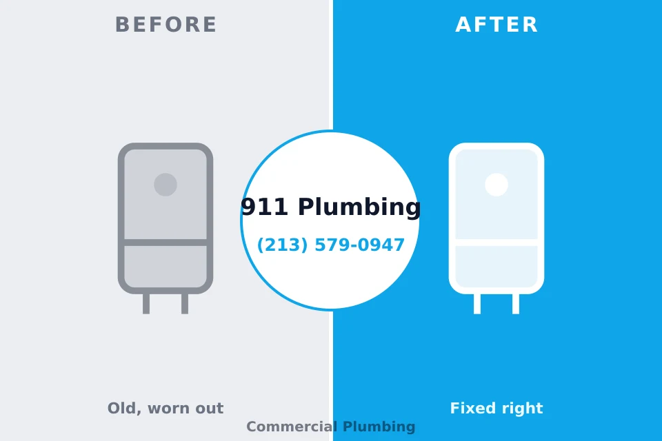 Before and after: plumbing repair Rock Valley, IA